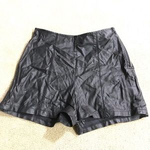 Brandy Melville Shorts - Brandy Melville faux leather high waisted shorts Brandy Melville Shorts - Brandy Melville faux leather high waisted shorts